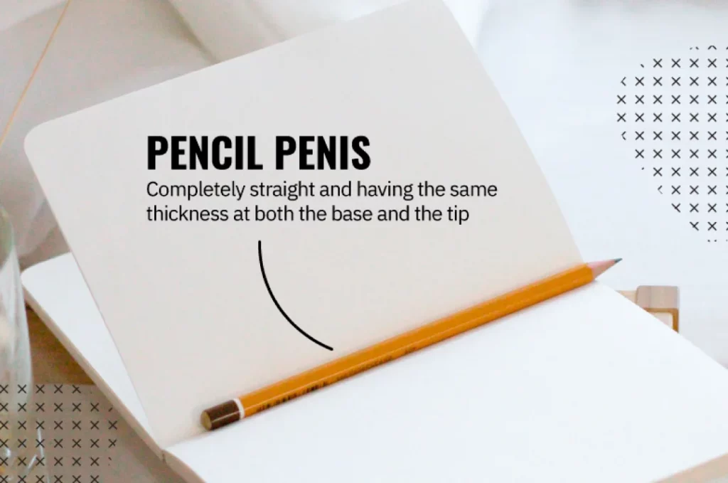 types of penises pencil penis